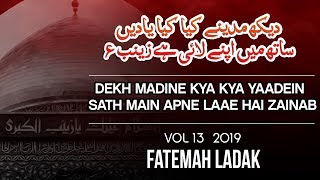 Dekh Madine kya kya yaade | Fatemah Ladak | Nohay 2019-1441