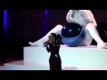LADY GAGA "artRave" Press Conference in Front of Jeff Koons Sculpture 11.10.13