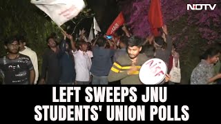 JNU Students Union Polls | United Left Sweeps JNU Student Union Polls, Wins All