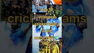 Top 10 best cricket teams in the world 2023🌍||#shorts #knowledge #cricket #top10 #world