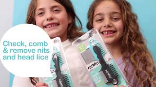 NitWits 3 in 1 Comb Head Lice Combs - Perfect for checking and removing lice at home