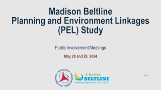 Madison Beltline Planning and Environment Linkages (PEL) Study