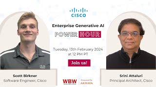 WBW Power Hour on Enterprise Generative AI in collaboration with Cisco