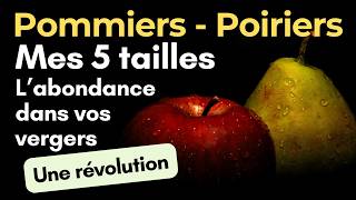 Pommiers, poiriers : Secrets révélés : Les 5 étapes pour une taille réussie du pommier et du poirier