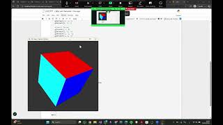 Perspective projection using opengl in python