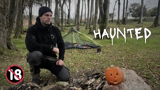CAMPING on UK’s MOST HAUNTED ISLAND - Witchcraft, Murders! 🎃