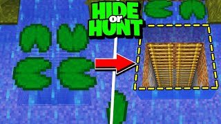 I Made a Secret Minecraft Swamp Base! (Hide Or Hunt)