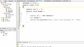 153. Class and Interface with Access Modifier in Java Programming (Hindi)