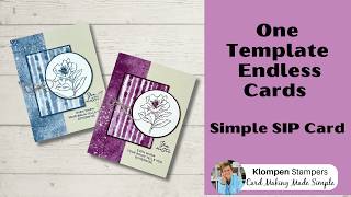 Simple Card Making Templates | One Template, Endless Cards (SIP)