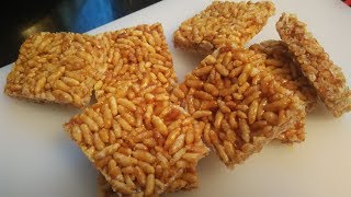 मुरमुरे की कुरकुरी चिक्की | Crispy Murmura Gur Patti | Murmura Chikki | Makar Sankranti Recipe