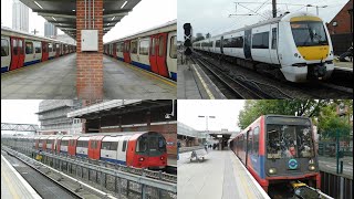 Trains at West Ham - 30th October 2024