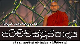 පටිච්චසමුප්පාදය (අවිද්‍යාව සංස්කාරයට ප්‍රත්‍ය වීම) - අතිපූජ්‍ය කොත්මලේ කුමාරකස්සප ස්වාමින්වහන්සේ