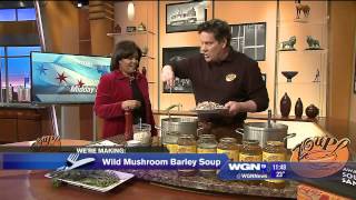 Zoup! Visits WGN and Makes Wild Mushroom Barley