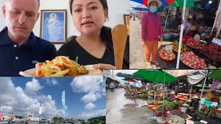 Vegan chaw Mukbang zuai ila, bazaar ho ang u aw