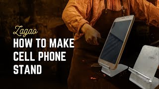 How to make Metal Phone Stand in 2 minutes