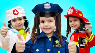 Professions Song | Sing-Along Nursery Rhymes & Kids Songs | Jobs and Career Song