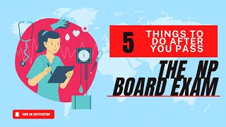 5 things to do after passing NP board exam Animated Video