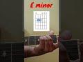 E minor chord | beginner guitar chord ||#guitar#guitarist #classicalguitar#viral#shorts#acoustic