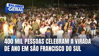 São Francisco do Sul bate recorde de público na festa de Ano-Novo