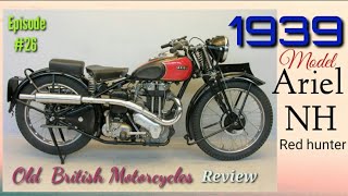 1939 model Vintage Ariel W/NG Wartime Model in depth review | old British motorcycles|