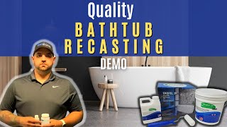 Ekopel 2K Quality Bathtub Recasting Demonstration | Refinished Bath Solutions