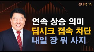 연속 상승 의미 ㅣ 딥시크 접속 차단 ㅣ 내일장 뭐 사지