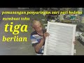 TOTORIAL PEMASANGAN PENYARINGAN SARI PATI KEDELAI MEMBUAT TAHU TIGA BERLIAN