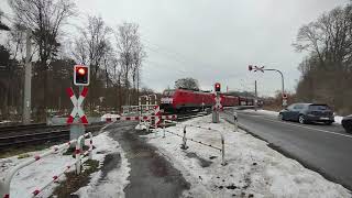 Bahnübergang Elten (D) //Spoorwegovergang Elten (D)  16-02-2021