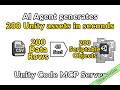 Create 200 ScriptableObjects from csv in seconds with Unity Code MCP Server