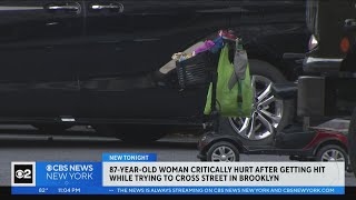 87-year-old woman critically injured after being hit by car in Brooklyn