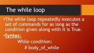 Grade 8 Computer Ch 8 Iterative Statements in Python Part 2