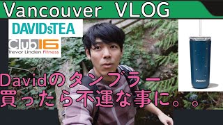 バンクーバーのジムに通ってます。ジム終わりにDavid's Tea行ってみました。Club16とVLOG