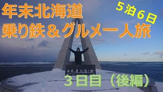 【2021年末北海道乗り鉄＆グルメ旅】3日目後編（宗谷岬・ノシャップ岬～稚内～旭川）