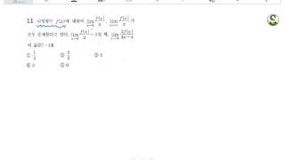 [샘토링] 고2 미적1 # 극한 표현으로 다항함수 추론 하기