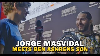 Jorge Masvidal Crosses Paths With Ben Askren's Son