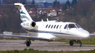 Beautiful Cessna 525A CitationJet CJ2 Take-Off at Bern