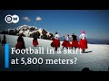 Indigenous Bolivian women play football on icy Andes summit plateau | DW News