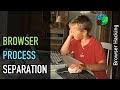 Browser hacking: Process separation (sandboxing web content)
