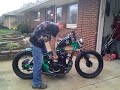 xs650 bobber first start up