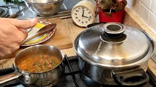 Turnip tips and beans pasta recipe