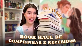 *book haul* de comprinhas de aniversário e recebidos das editoras | +15 livros 📚