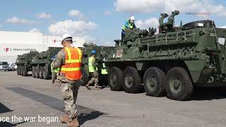 Ukraine war!! 149 US Stryker Combat Vehicle in Poland Entered Ukrainian Border