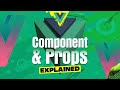 Vue #S3 🟢 Creating Components and pass data via props vuejs tutorial for beginners crash course 2023