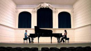 Mozart's SONATA for TWO PIANOS - Anderson \u0026 Roe