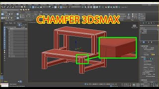 3Ds Max Basic - 3Ds Max cho người mới - Lệnh Chamfer  #3dsmax #3dsmaxbasic #chamfer3dsmax