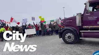 Truckers and supporters gather in the GTA prior to departure for Ottawa | Freedom Convoy