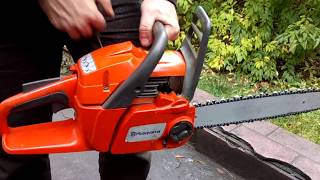 Husqvarna 240 e-series Chain saw Firststart TEST!!!