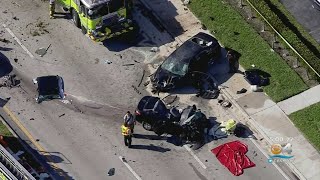 2 Hurt In Serious Head-On Crash In Miami Gardens