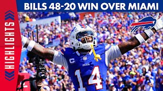 Buffalo Bills Highlights vs. Miami Dolphins | 2023 Regular Season Week 4