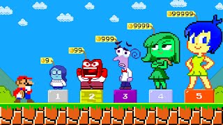 Super Mario Bros. But Mario Can Buy All Characters Inside Out | PixSaga Mario